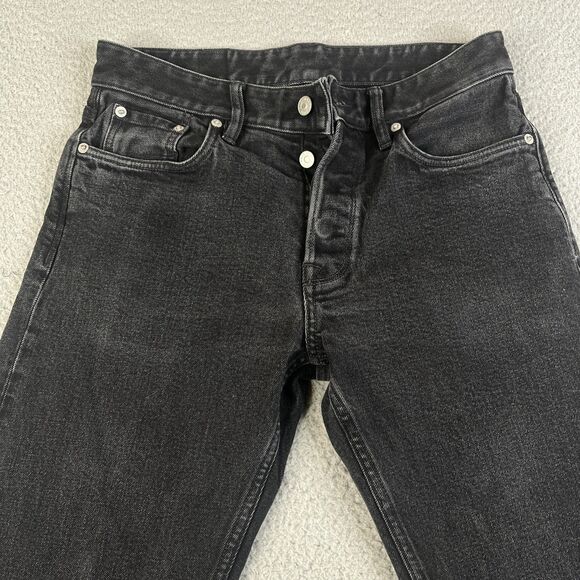 Buck Mason Jeans Men 30x34 Ford Standard Straight Button Fly Double Dipped 13 oz - Picture 2 of 12